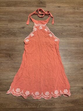 women’s lulus floral embroidered dress